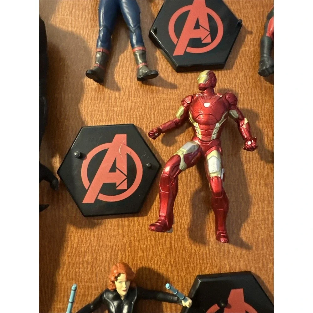 Marvel Avengers‎ Action Figure Lot Of 6, Hawkeye, Black Panther